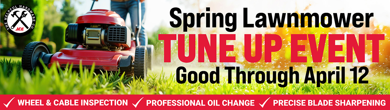 Lawnmower Spring Tune Up Header