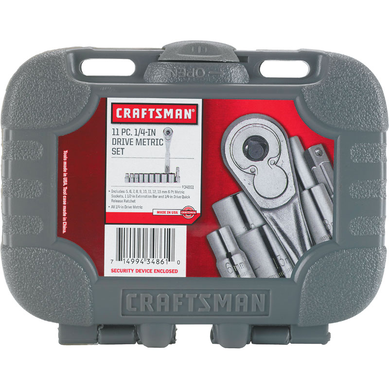 11-Pc. Craftsman® Metric Socket Set