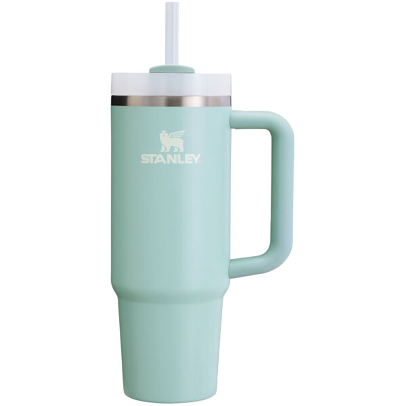 30 Oz. Stanley Quencher H2.0 FlowState Seafoam BPA Free Insulated Straw Tumbler