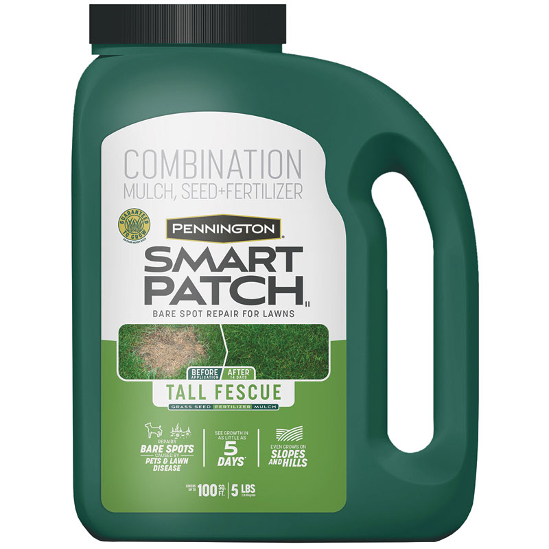 Pennington® Smart Patch® Tall Fescue Bare Spot Repair for Lawns, 5 Lb.