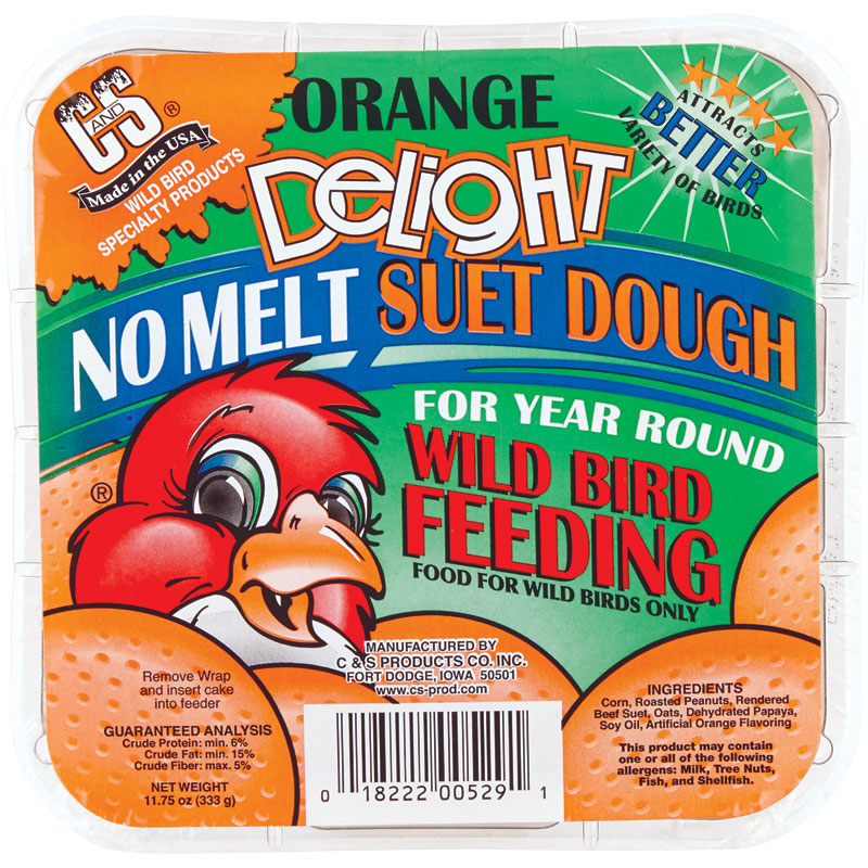 11.75 Oz. C&S® No Melt Suet Dough Orange Delight