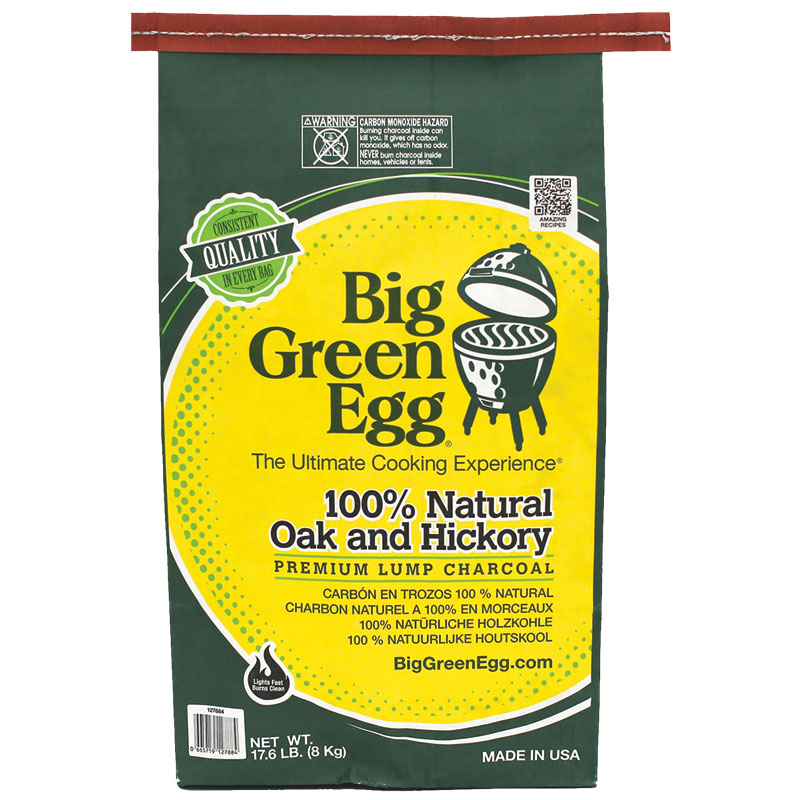 17.6 Lb. Big Green Egg® All Natural Hickory & Oak Lump Charcoal