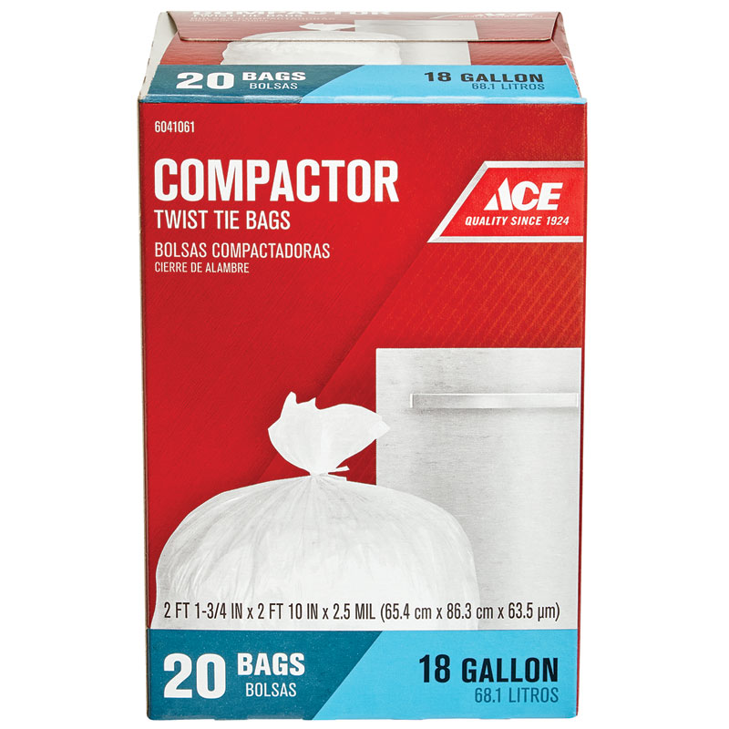 18 Gal. 20 Ct. Ace® Compactor Bags