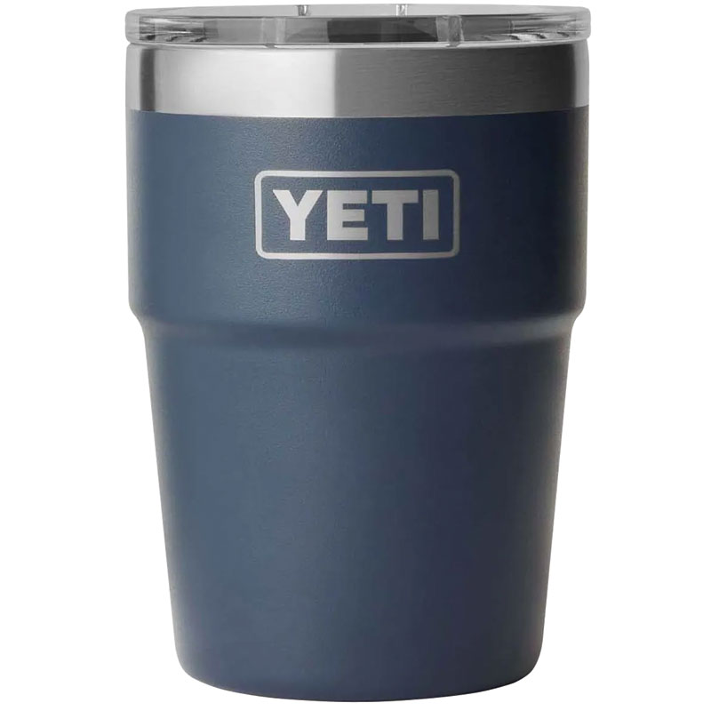 16 Oz. Yeti® Rambler Navy BPA Free Stackable Tumbler With MagSlider Lid