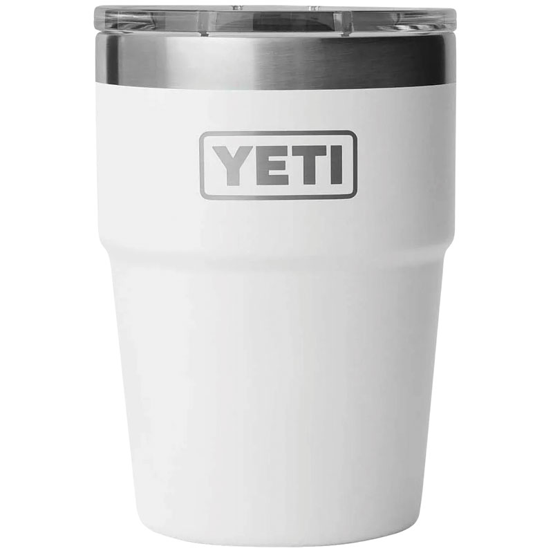 16 Oz. Yeti® Rambler White BPA Free Stackable Tumbler With MagSlider Lid