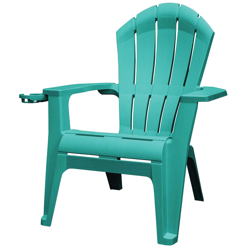Adams Mfg. RealComfort Deluxe Seaglass Resin Frame Adirondack Chair