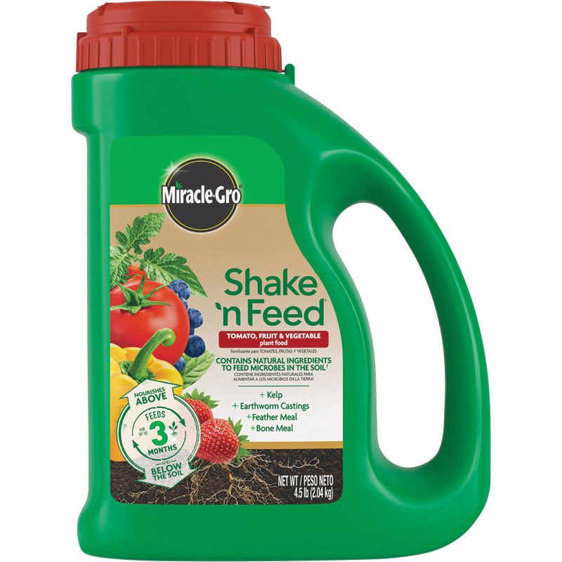 Miracle-Gro® Shake 'N Feed® Tomato, Fruit & Vegetable Plant Food, 4.5 Lb.