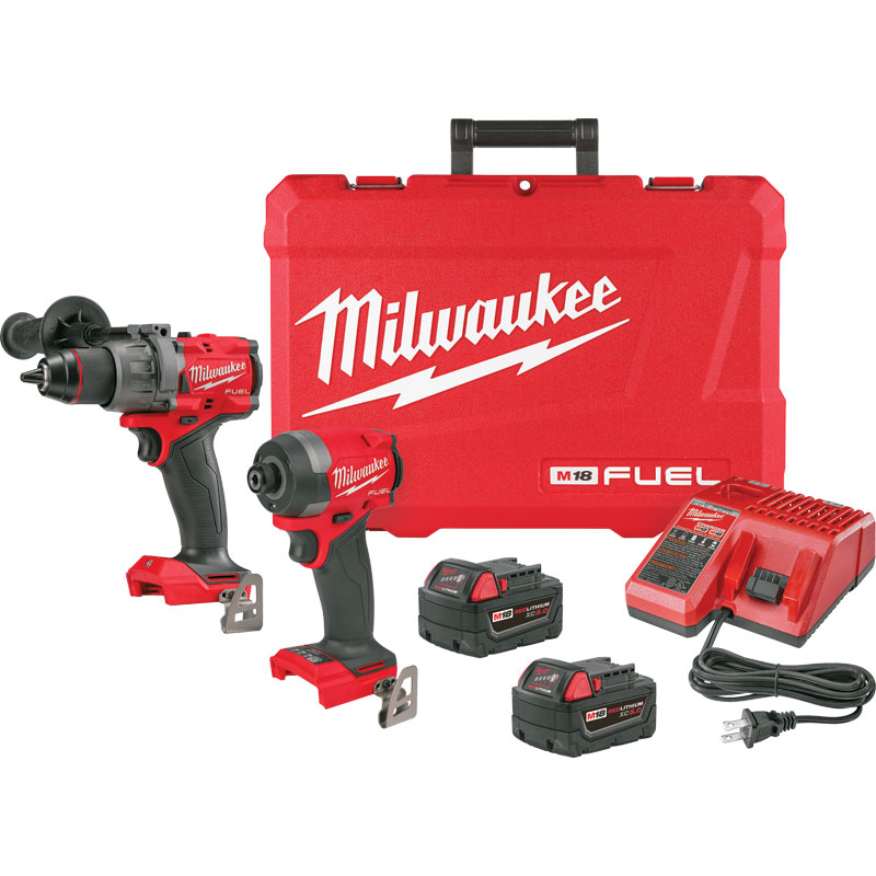 Milwaukee® M18™ Fuel 18V Cordless Brushless 2-Tool Combo Kit