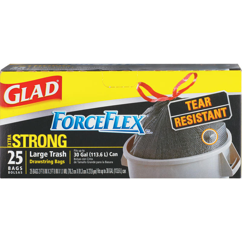 Glad® 25-Ct. 30-Gal. Large Trash Bags