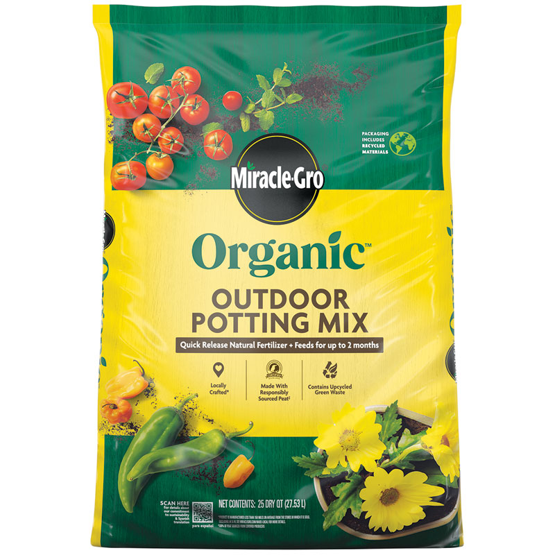 Miracle-Gro® Organic™ Outdoor Potting Mix, 25 Qt. 