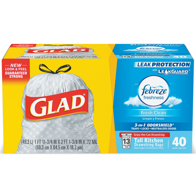 Glad®  40-Ct. 13-Gal. Tall Kitchen Bags