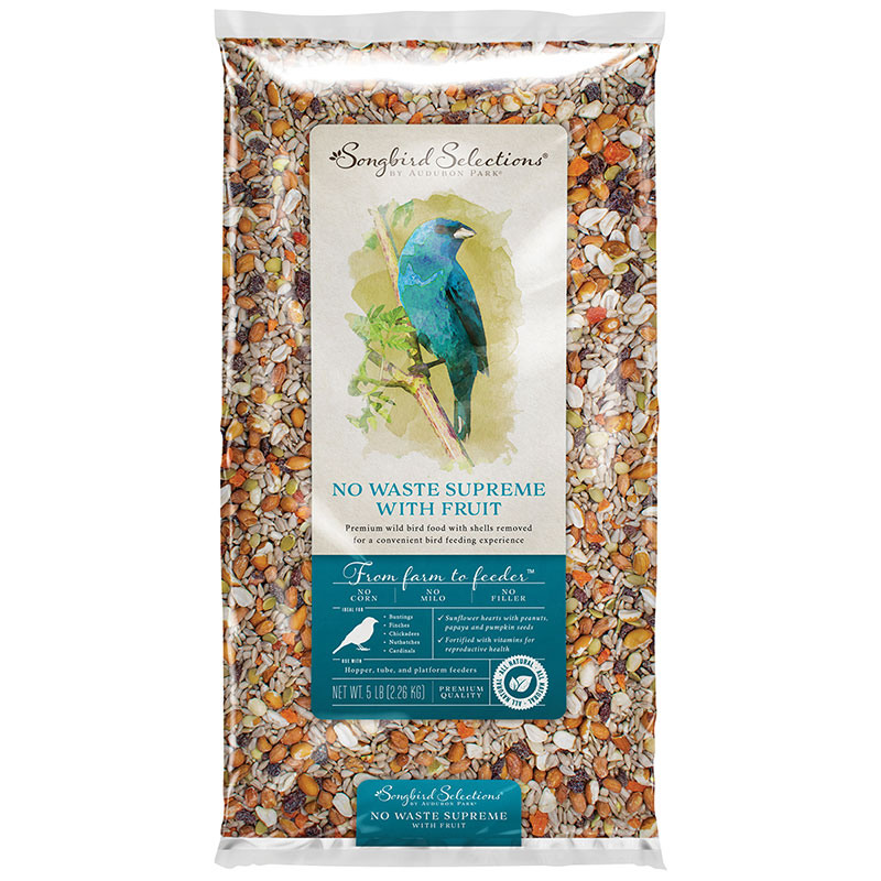 5 Lb., Audubon Park Songbird Selections® No Waste Supreme with Fruit Bird Seed