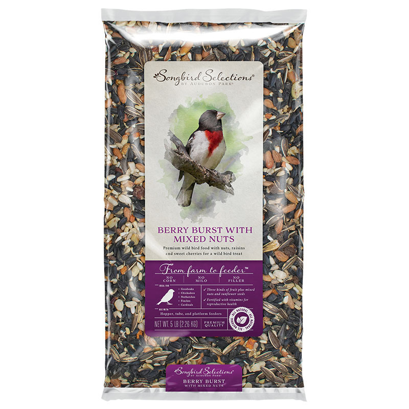 5 Lb., Songbird Selections® Berry Burst with Mixed Nuts Wild Bird Seed