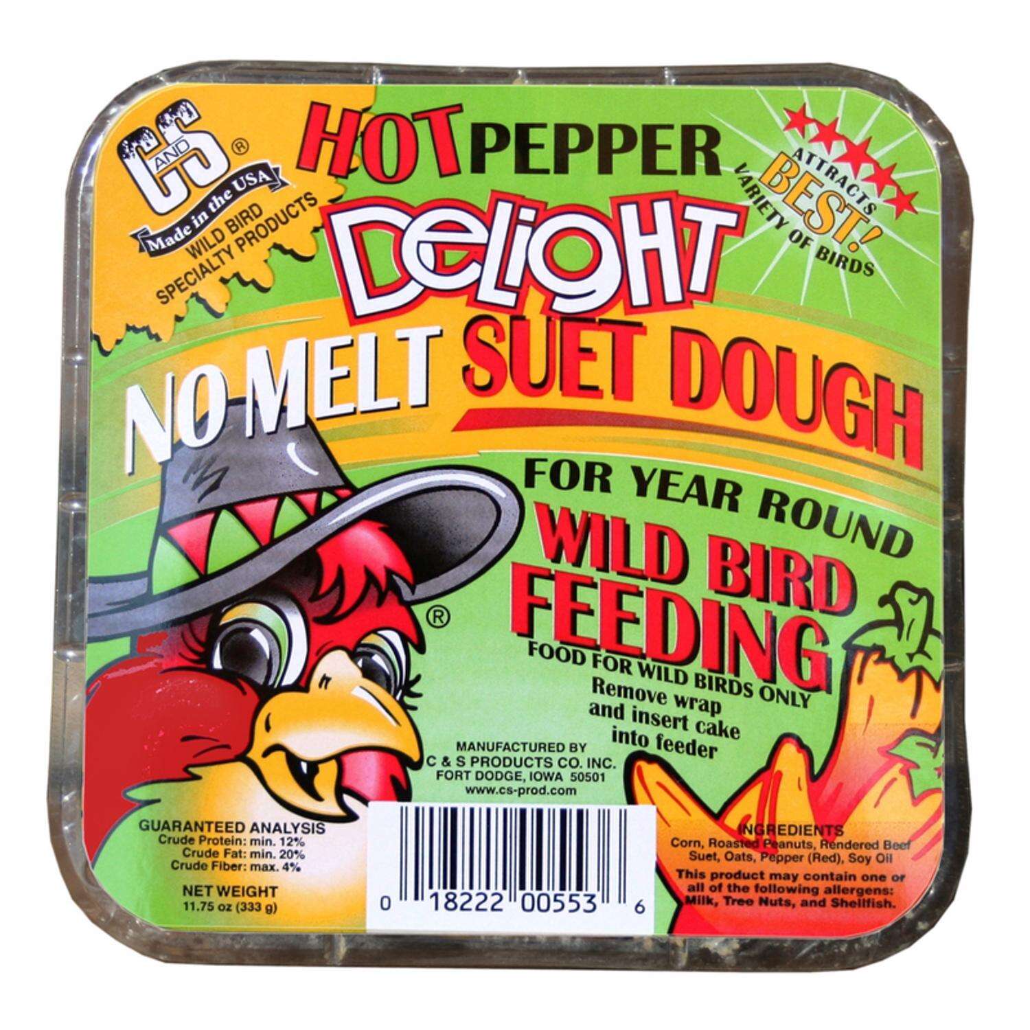 11.75 Oz. C&S® Hot Pepper Delight No Melt Suet Dough