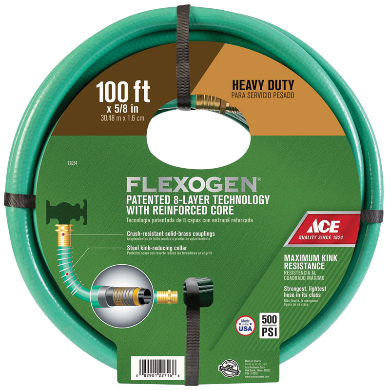 Ace® 100' Flexogen® Heavy Duty Premium Garden Hose