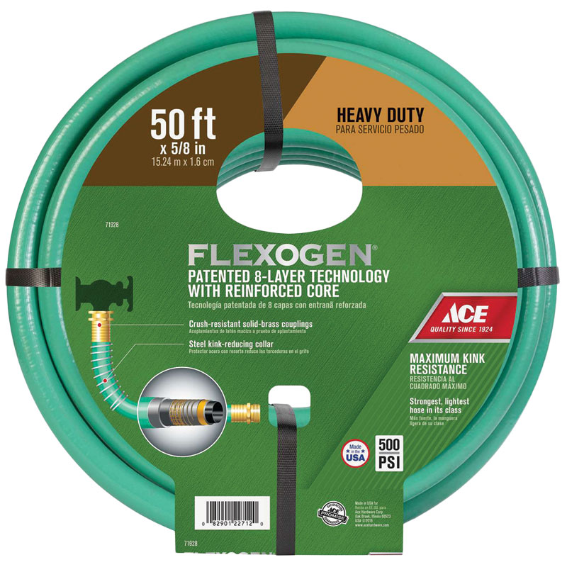 Ace® 50' Flexogen® Heavy Duty Premium Garden Hose