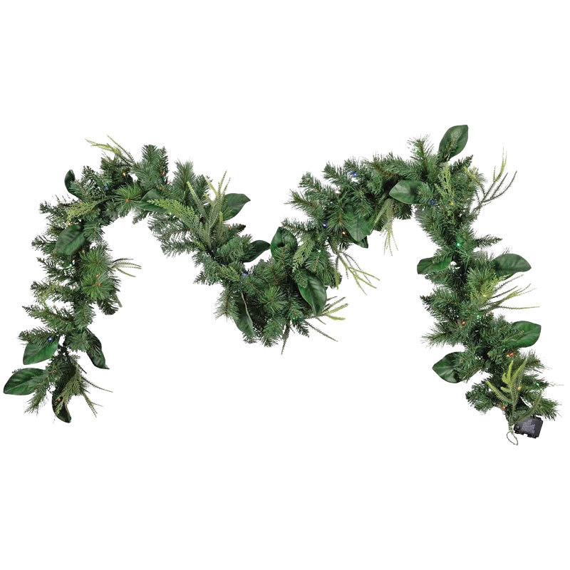 Celebrations LED Prelit Garland 12" x 9'