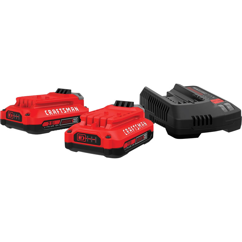 3-Pc. Craftsman® Lithium Ion Battery and Charger Starter Kit