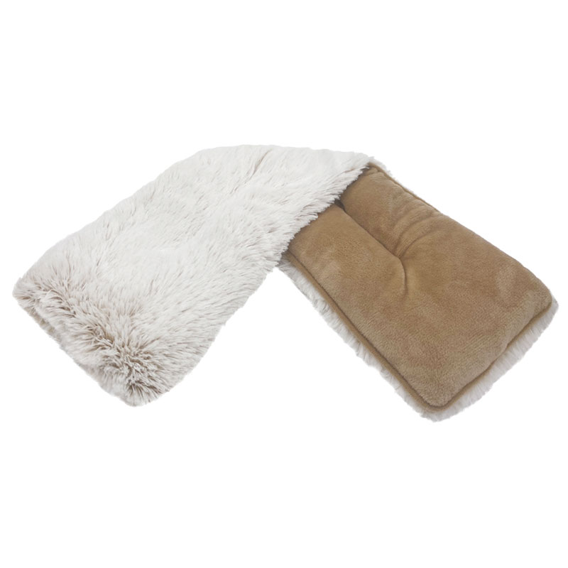 Warmies™ Marshallow Neck Wrap - Brown/Gray