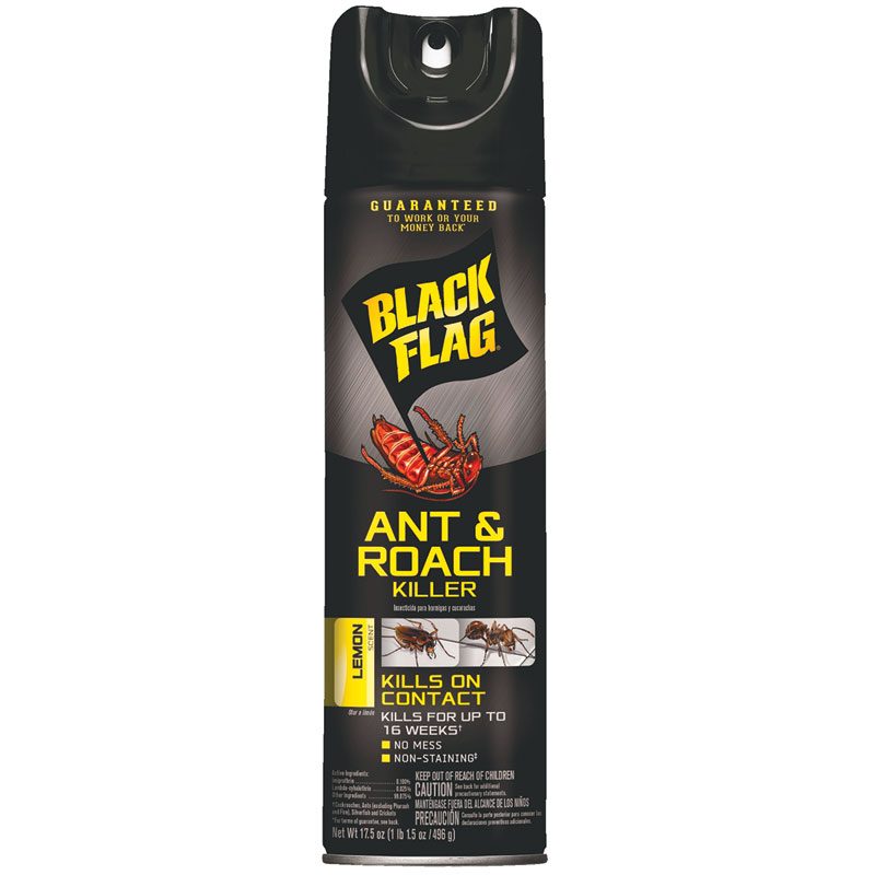17.5 Oz., Black Flag® Ant & Roach Killer Aerosol Lemon