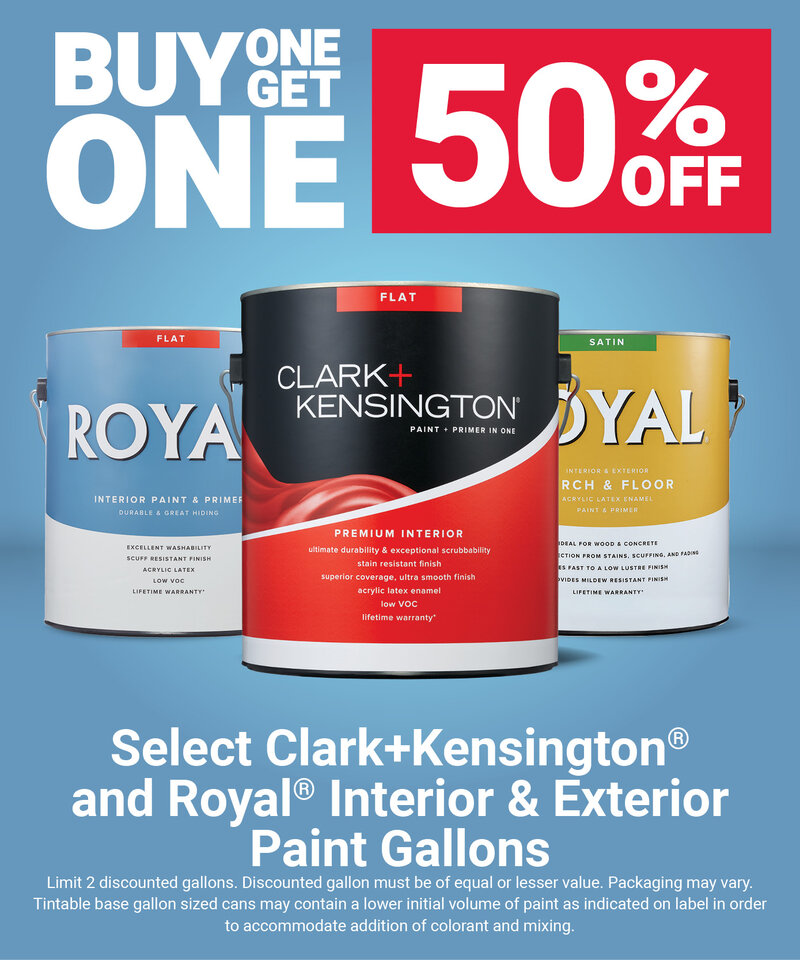 Select Clark+Kensington® And Royal® Interior And Exterior Paint Gallons