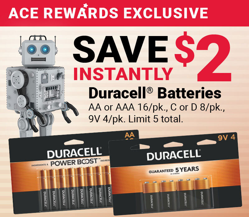 Save $2 Instantly on Select Duracell® Batteries