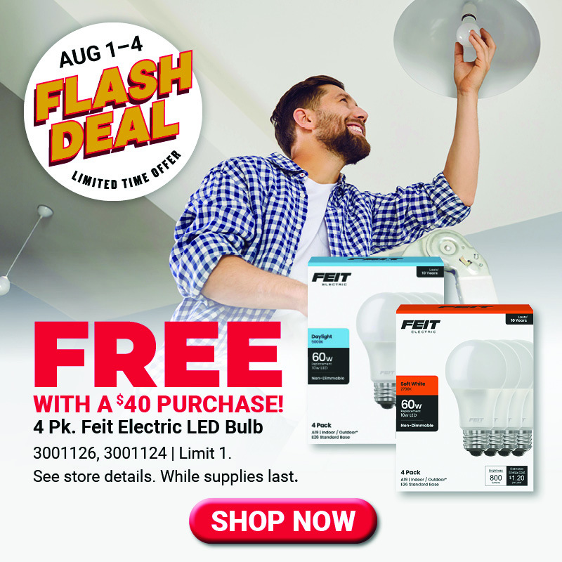 Feit® Flash Deal Aug 1-4