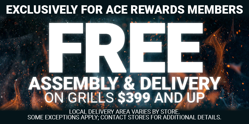 Free Delivery & Assembly on Grills $399 and up!