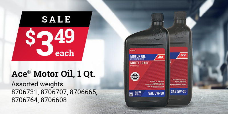 1 Qt. Motor Oil