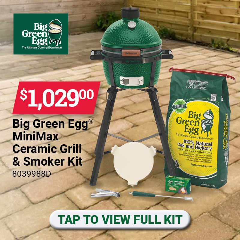 Big Green Egg® MiniMax Ceramic Grill & Smoker Kit