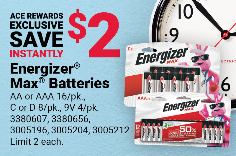 Save on Energizer® Max® Batteries