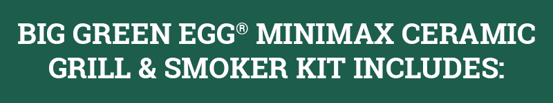 Big Green Egg® Grilling Kit Included