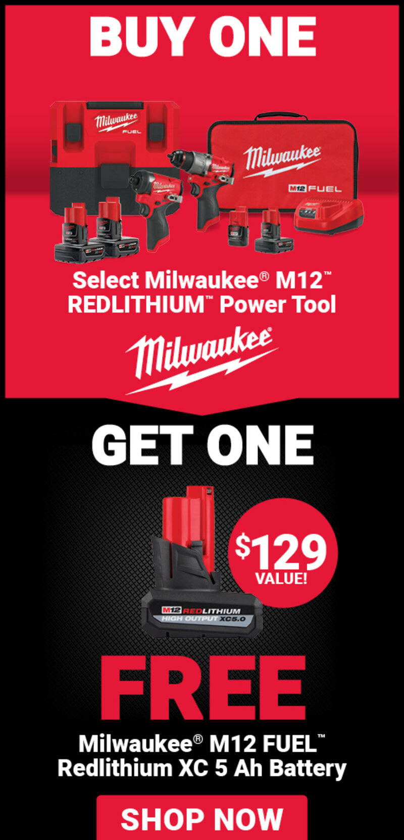 Select Milwaukee® Power Tools