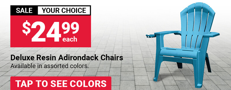 Deluxe Resin Adirondack Chairs