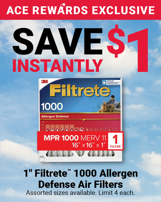 Save $1 on 1000 Filtrete™ Air Filters