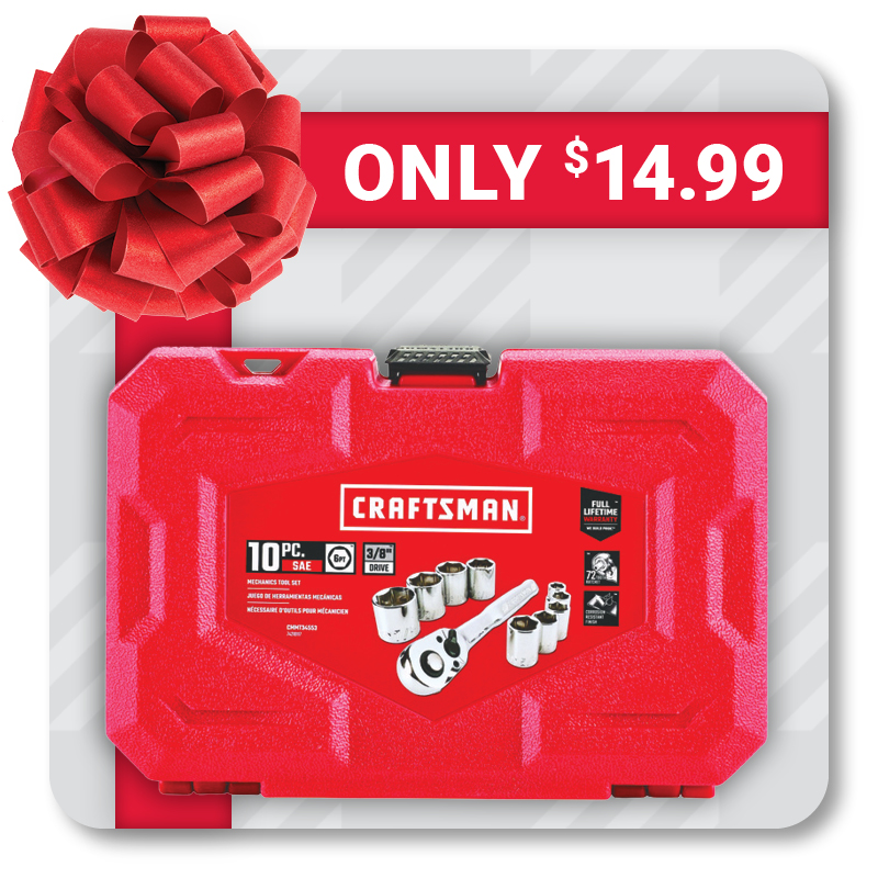 10 Pc. CRAFTSMAN® Socket Wrench Set