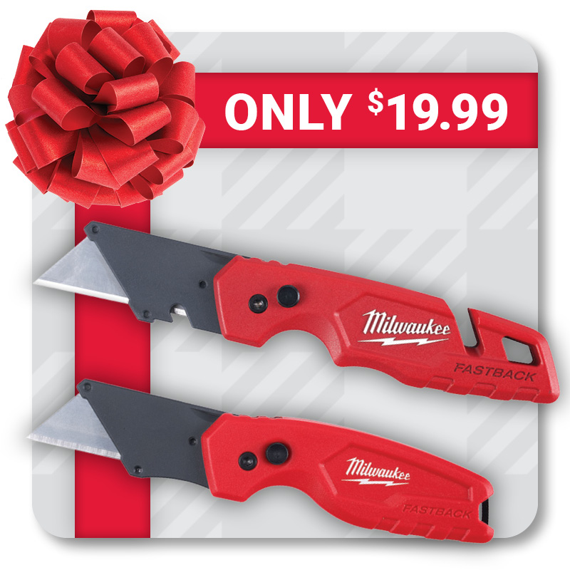 Milwaukee® FASTBACK Folding Knife Set