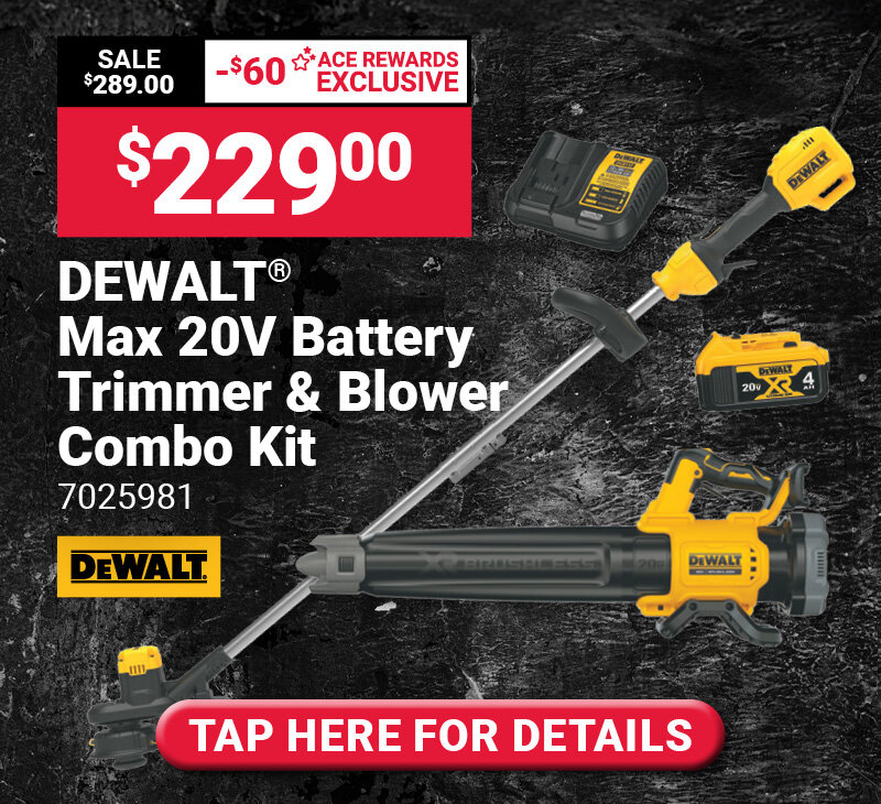 DeWalt Max 20V Battery Trimmer And Blower Combo Kit