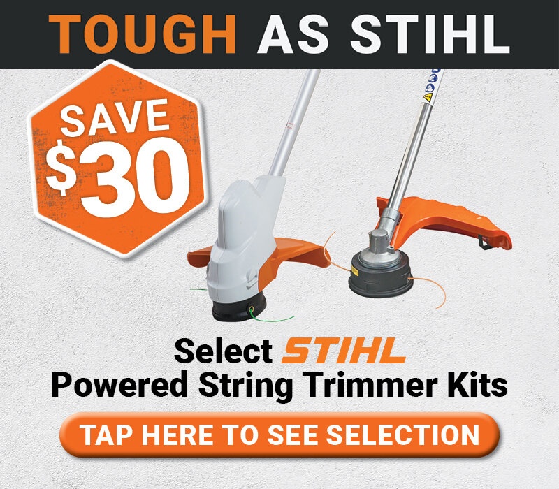 Save $30 on Select STIHL Products