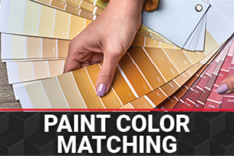 Paint Color Matching Services