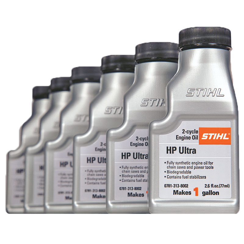 6 Pk. STIHL 2.6 Oz. 2-Cycle HP Ultra Oil